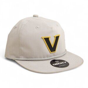 Vanderbilt Commodores Black 3D Classic Rope Hat- Grey